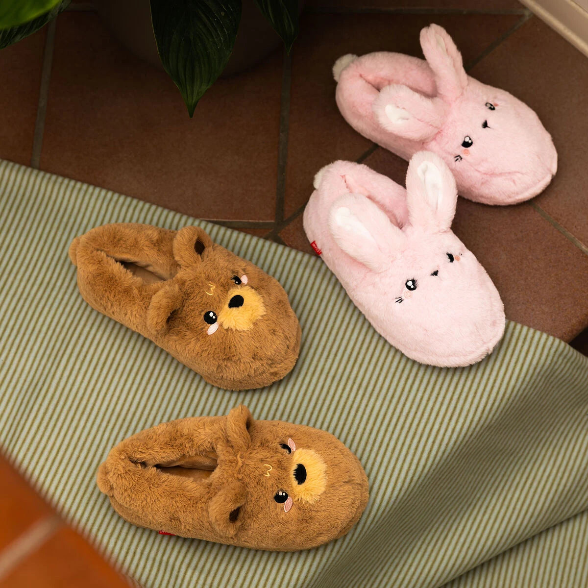 Legami - Slippers - Bär Medium - Gemütliche Hausschuhe
