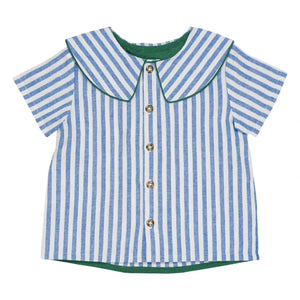Loir - Lorette Gestreiftes Hemd | Blau