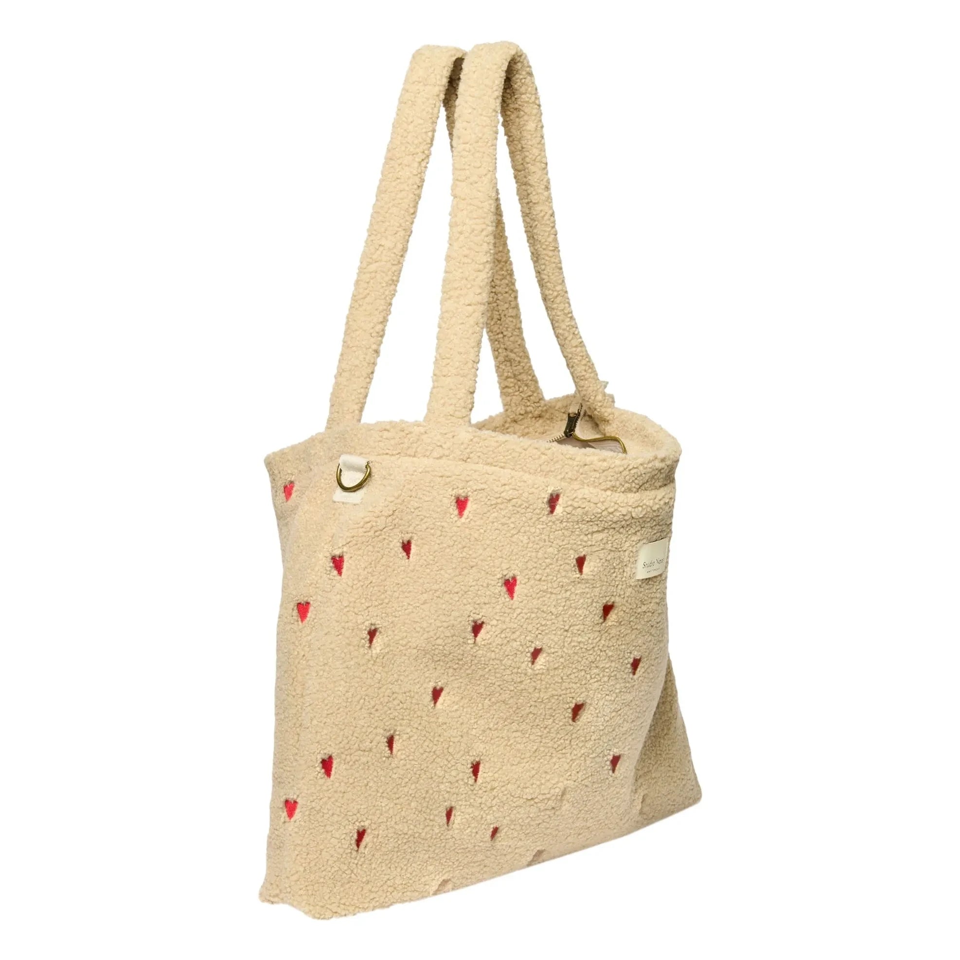 Studio Noos - Hearts Wickeltasche | Ecru