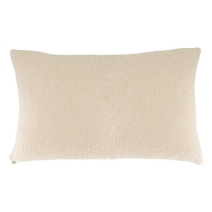The Socialite Family - Carino Bouclette Wolle Rechteckkissen | Creme