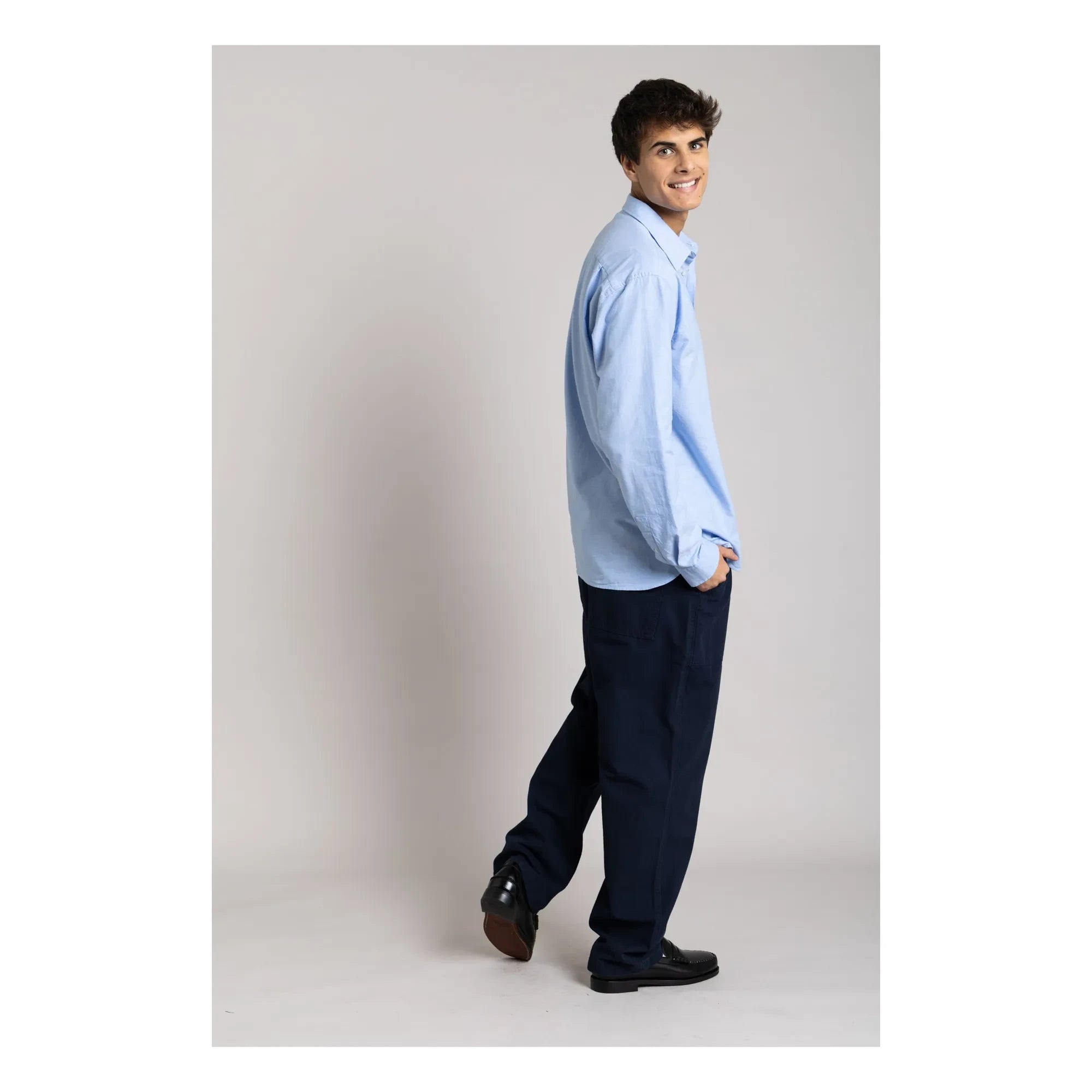 Smallable Man - Zola Oxford-Hemd | Hellblau