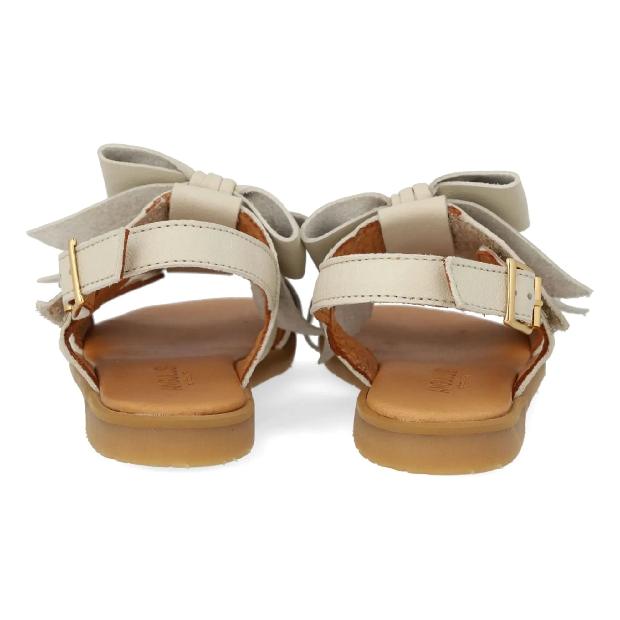 Angulus - Sandalen mit Knoten | Creme