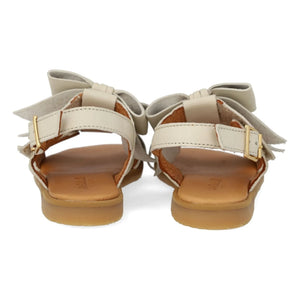 Angulus - Sandalen mit Knoten | Creme