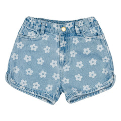 Louis Louise - Andrea Jeansshorts Blümchenmuster | Hellblau