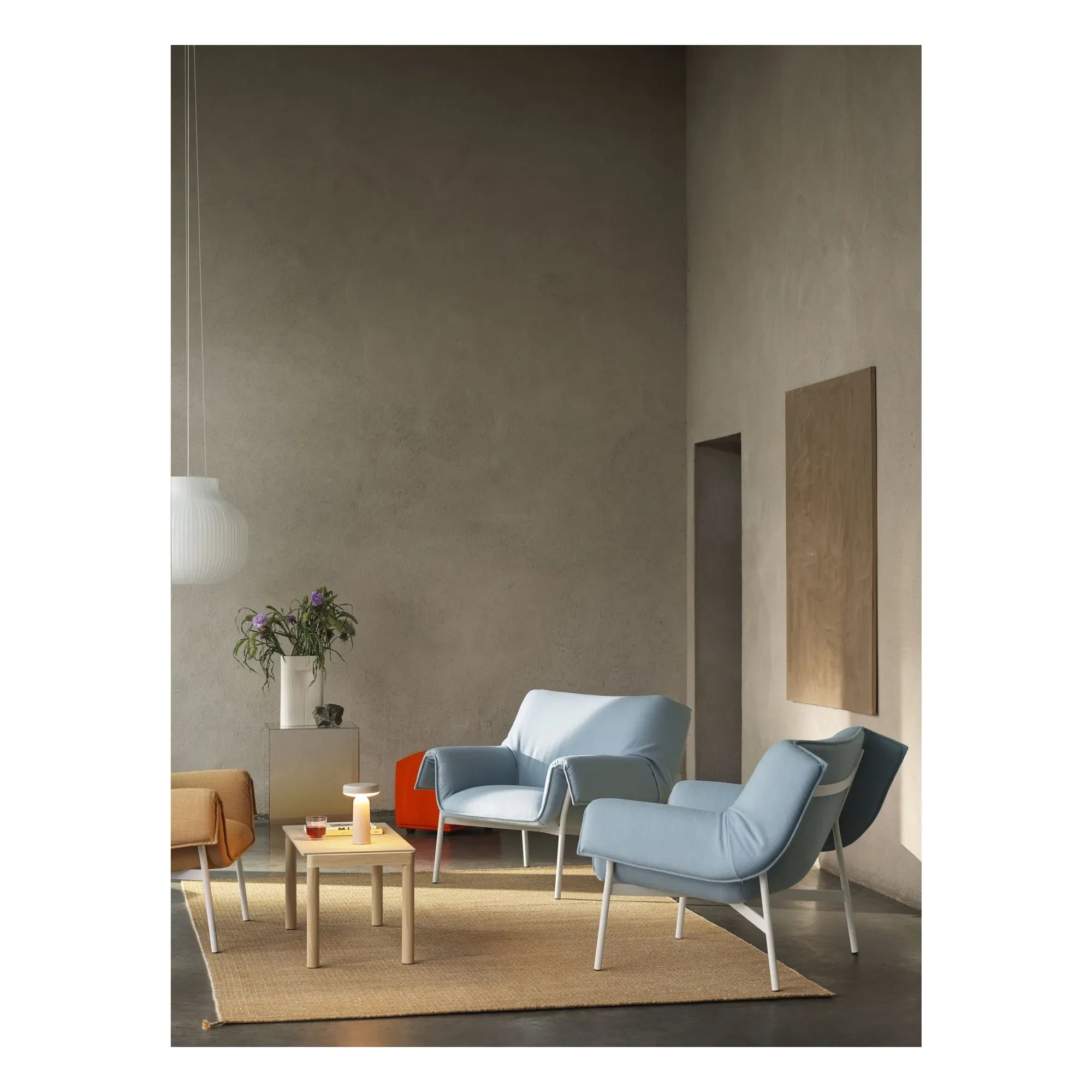 Muuto – Strand Hängeleuchte, geschlossen, Benjamin Hubert | Weiß