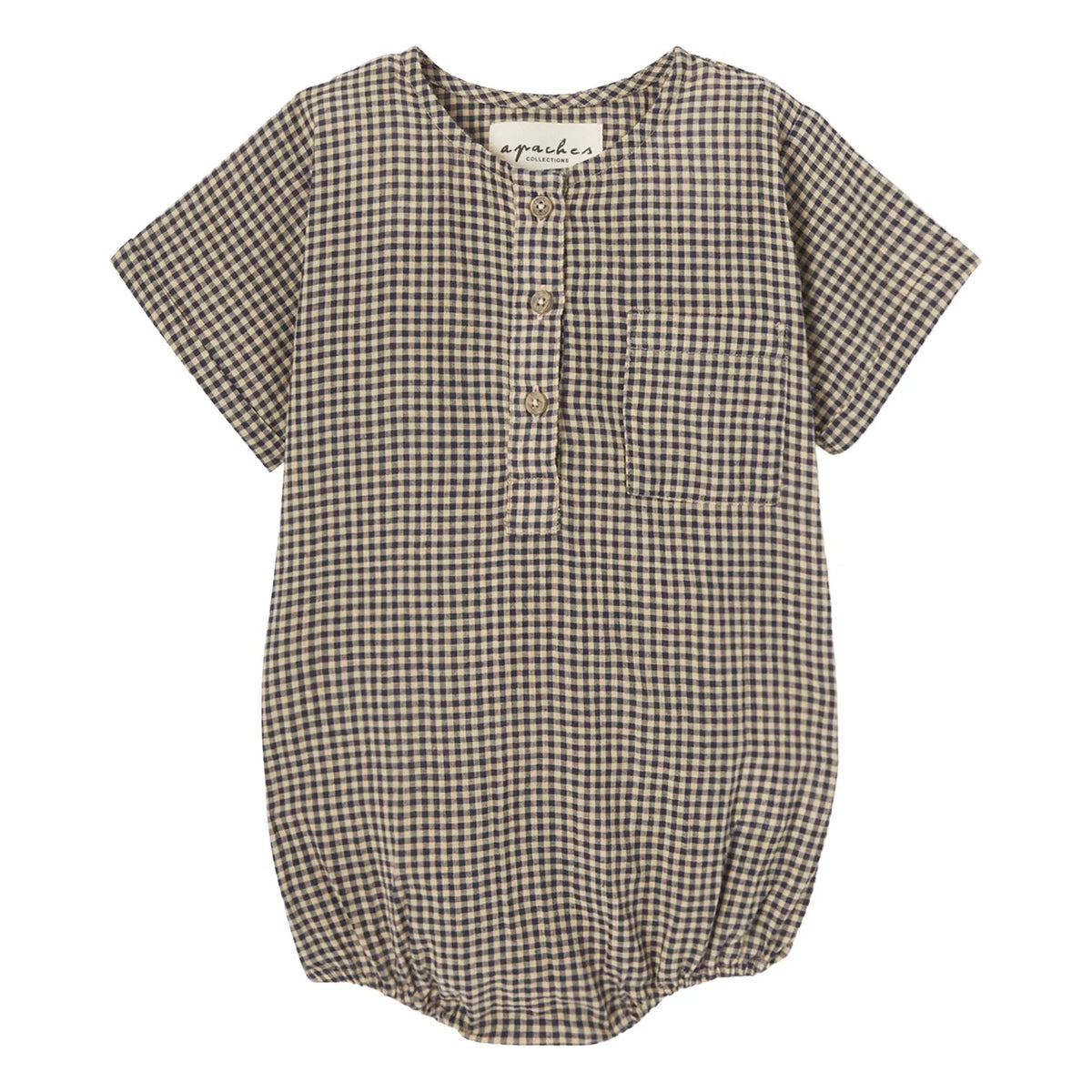 Apaches - Manik Carreaux Overall | Schwarz