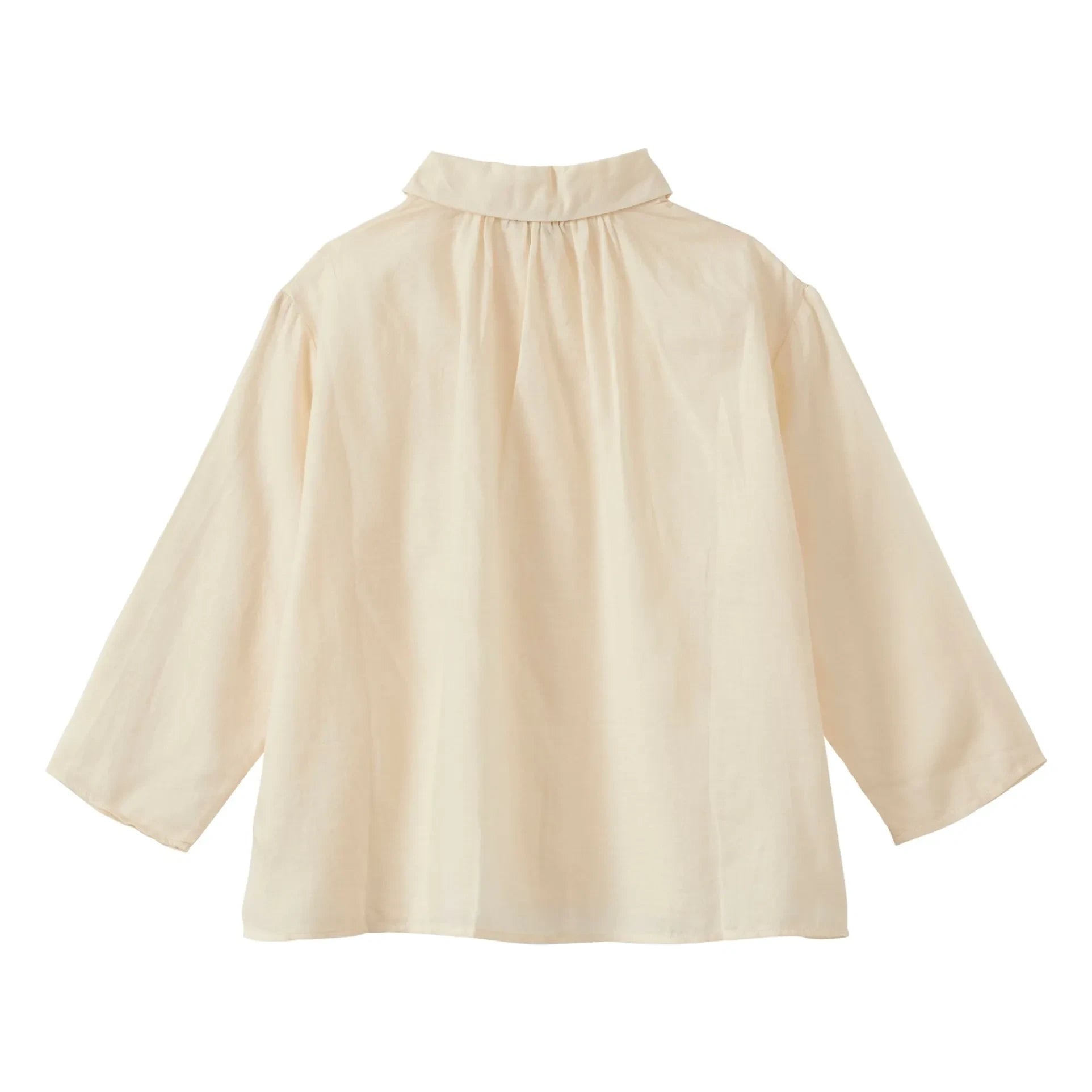 Karamell - Aloe-Bluse | Gebrochenes Weiß