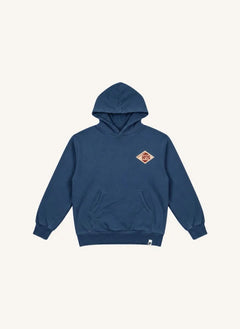 Hundred Pieces - Pat Freedom Organischer Baumwoll-Sweatshirt | Grau Blau