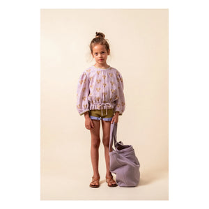 birinit - Cinca Gestreifte Bio-Baumwollbluse | Mauve