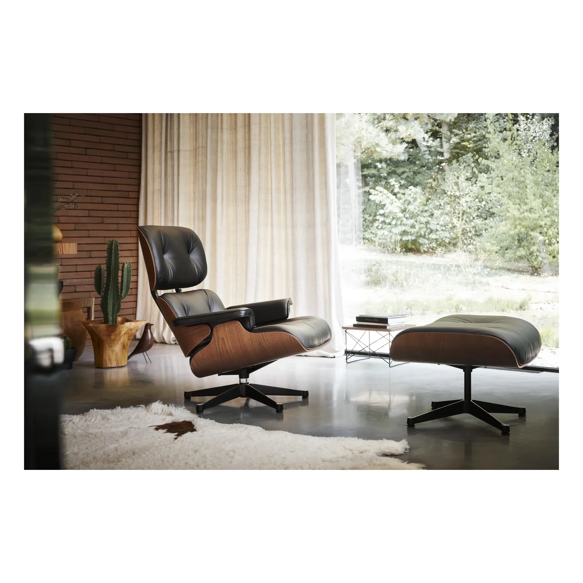 Vitra - Lounge Sessel und Ottoman - Charles & Ray Eames, 1956