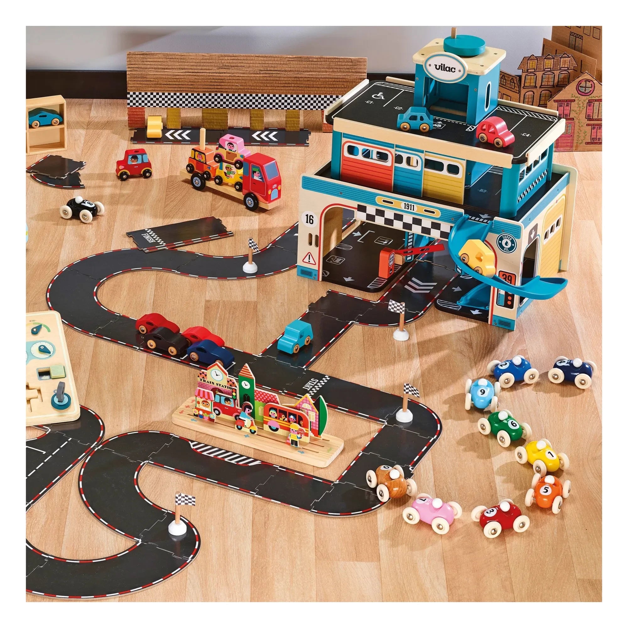 Vilac - Spiel Stack'auto City