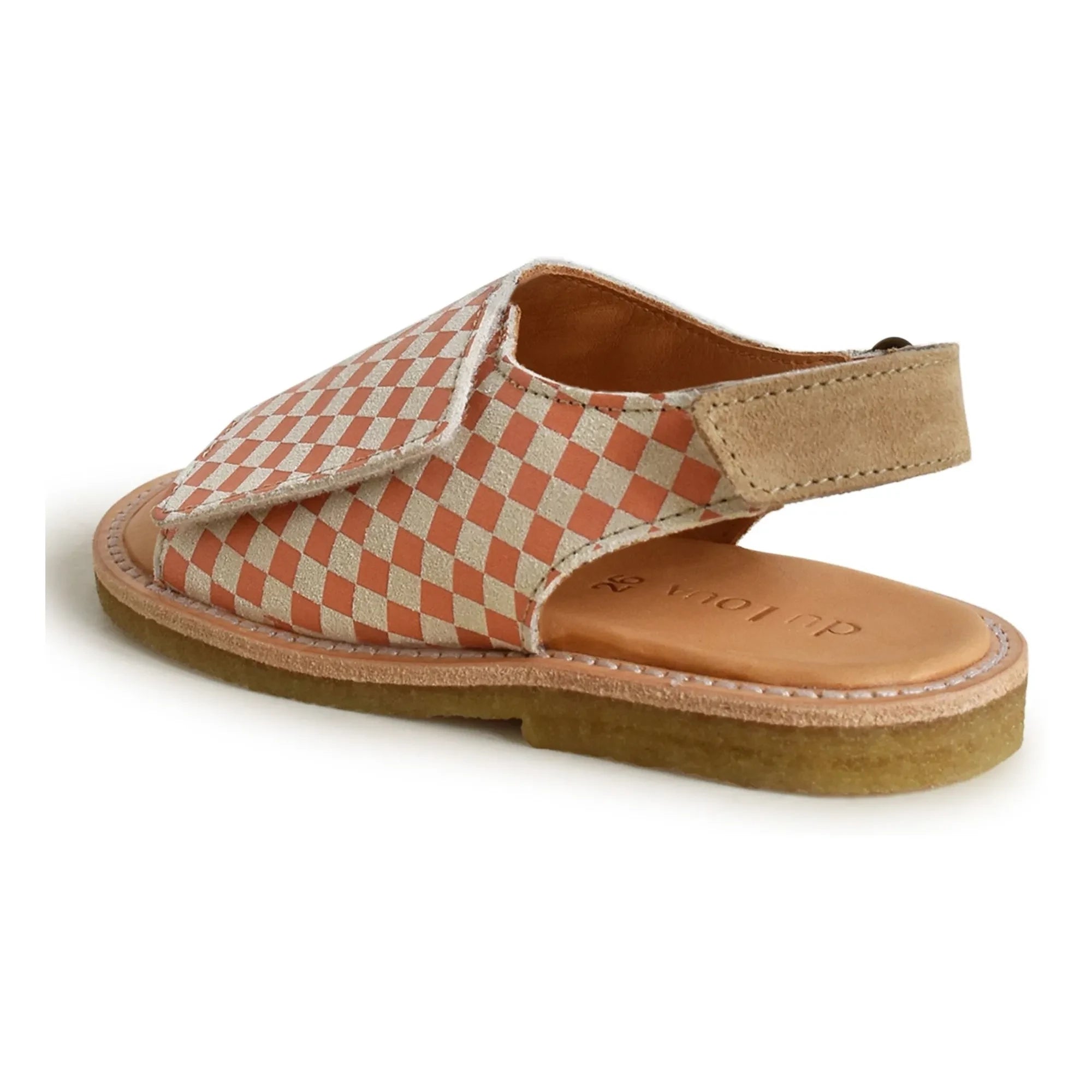 du Loua - Du Veda Geflieste Sandalen | Koralle