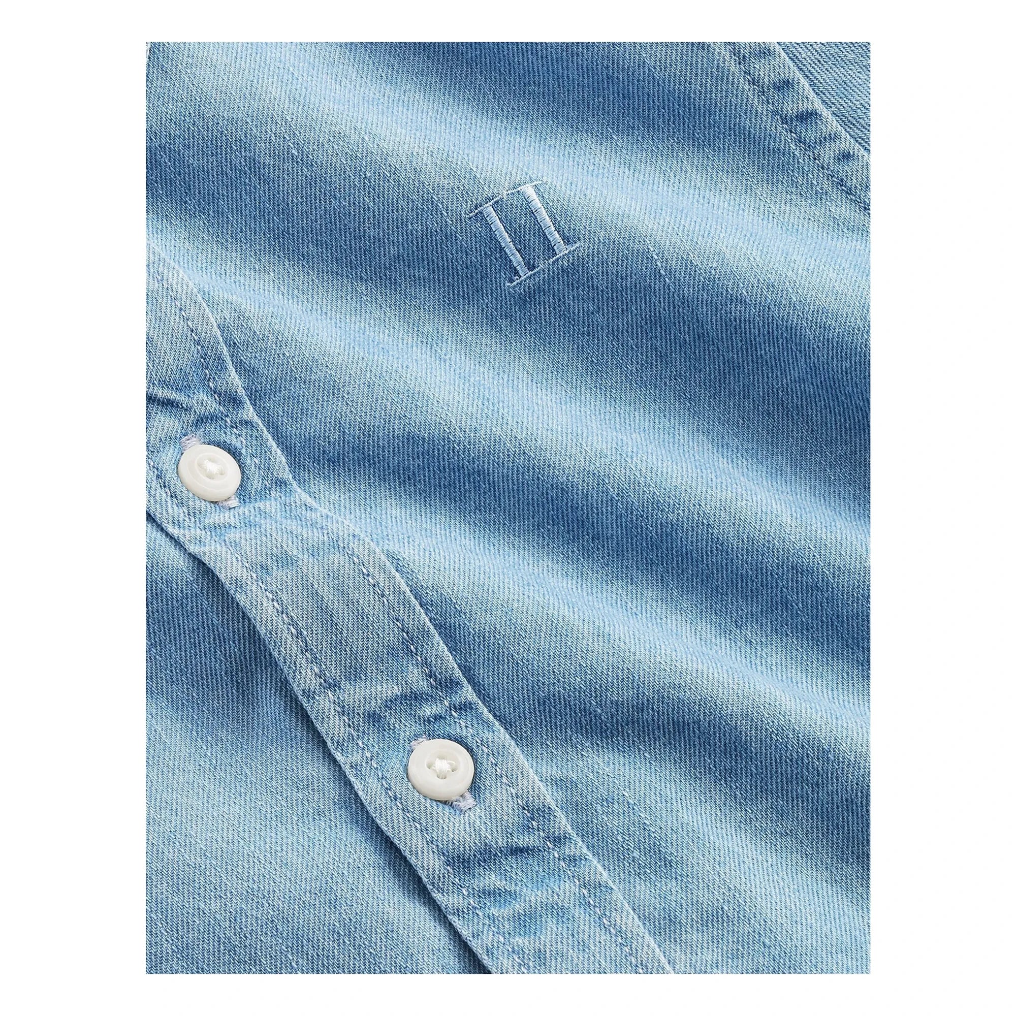 Les Deux - Konrad Denim Hemd | Verwaschenes Blau
