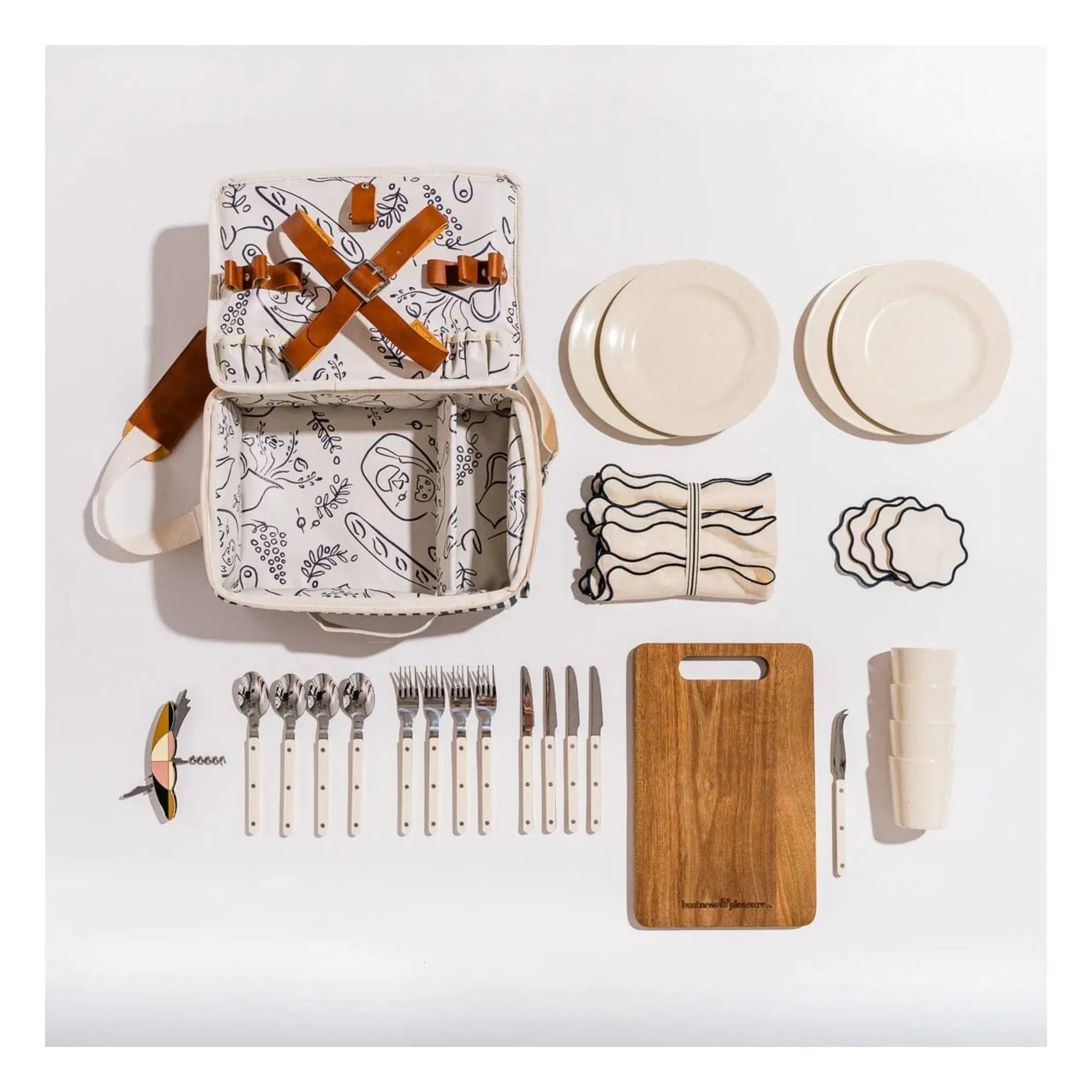 Business & Pleasure Co. - Picknickkorb | Marineblau