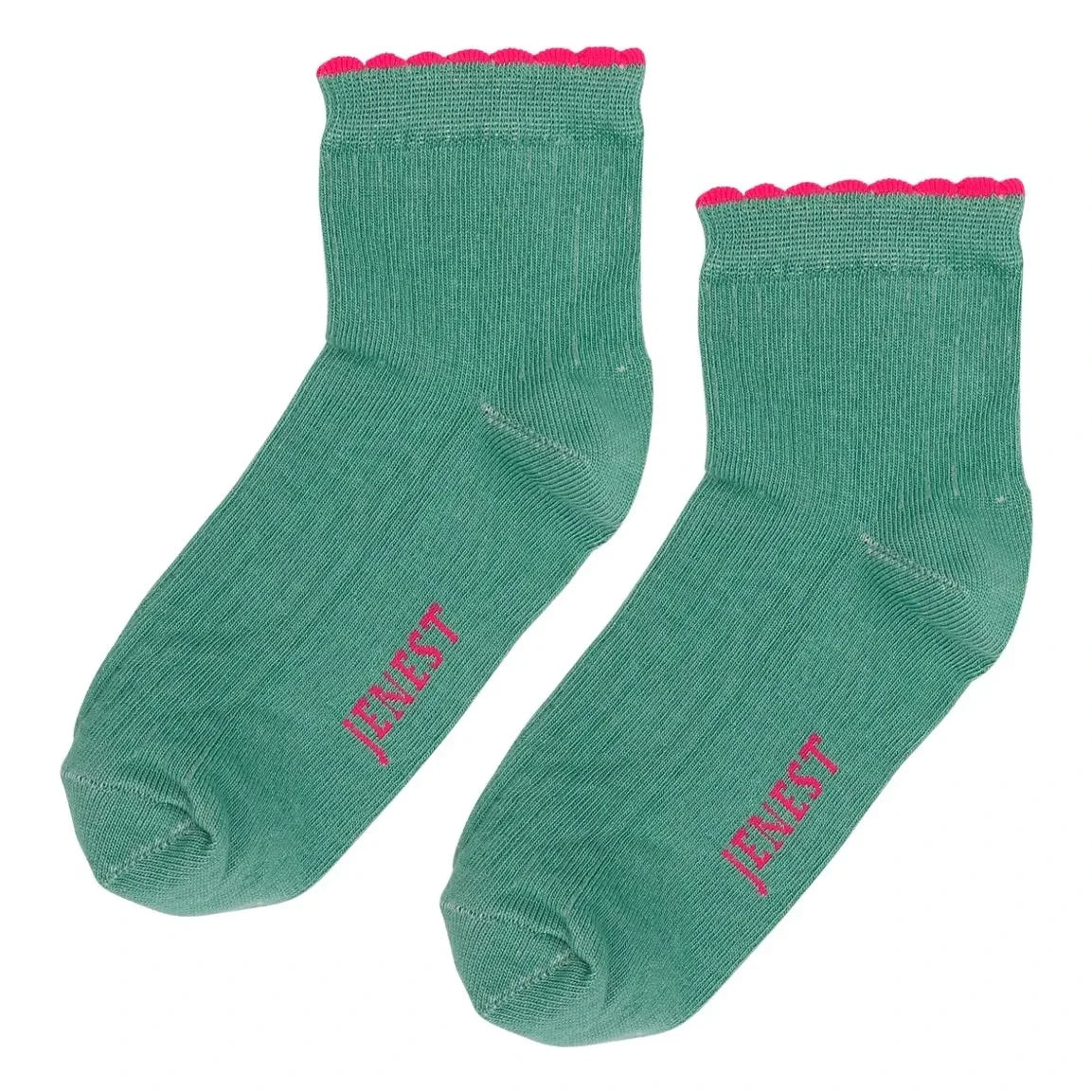 Jenest - Stilvolle Festo Socken Bio-Baumwolle | Grün