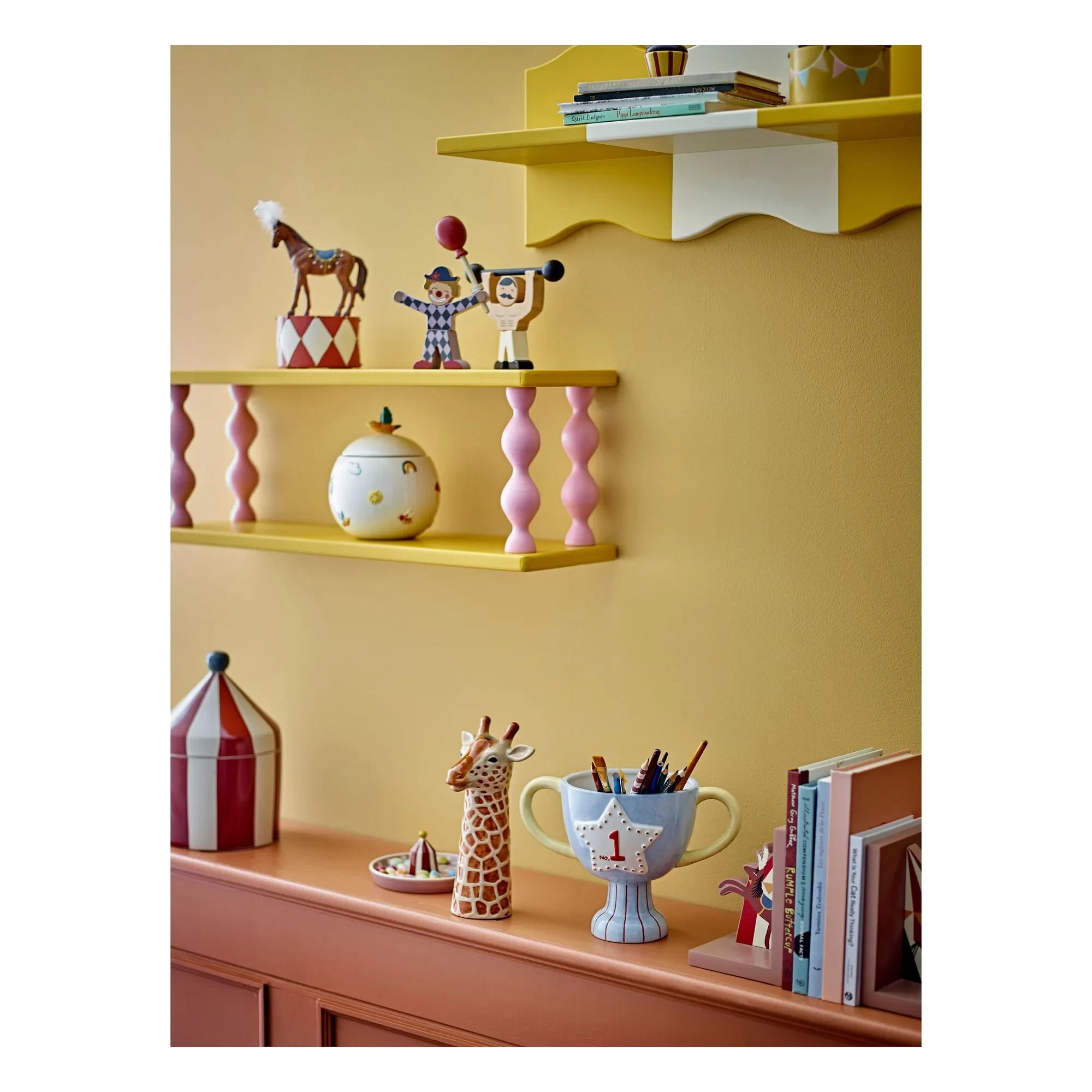 Bloomingville Mini - Agnes Steingut-Aufbewahrungsbox