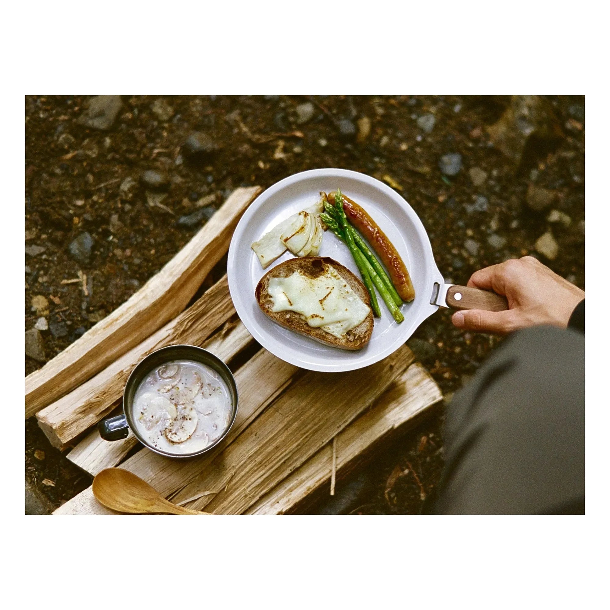 Kinto - Foris Emaille-Tasse | Waldgrün