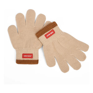 Hello Hossy - Elegante Handschuhe aus Bio-Baumwolle | Beige