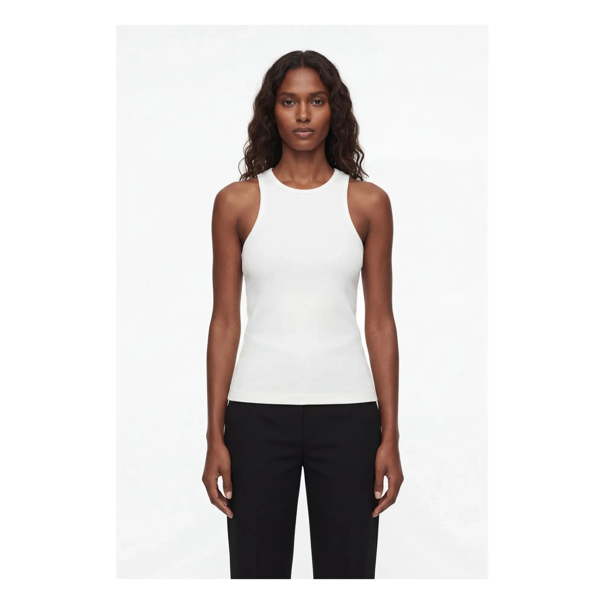 Anine Bing – Elfenbeinfarbenes Tanktop