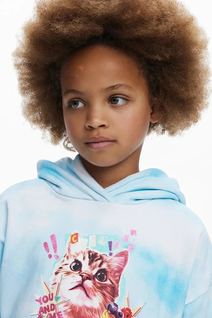 Desigual Çocuk Pamuklu Sweatshirt