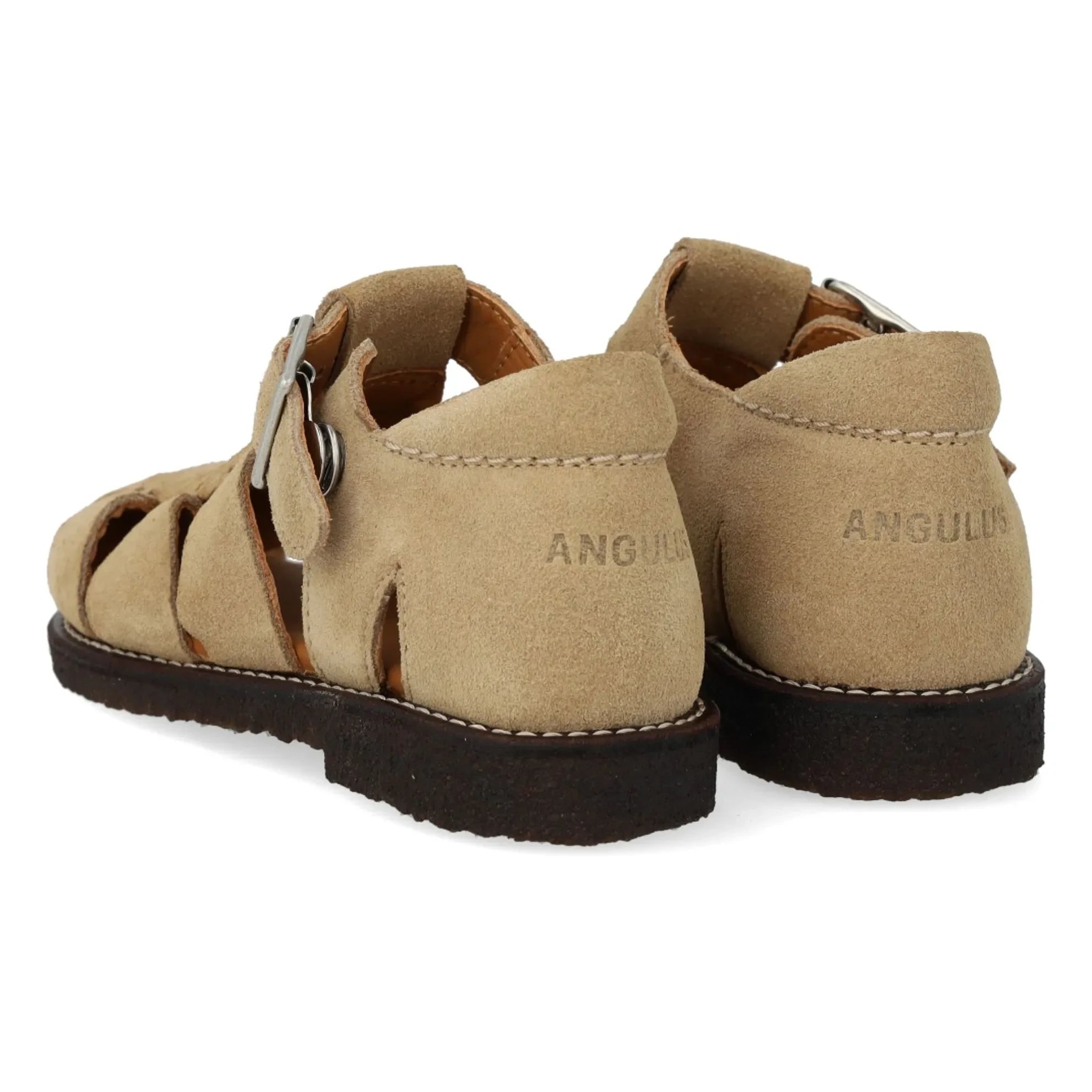 Angulus - Fischer-Sandalen aus Wildleder | Sand