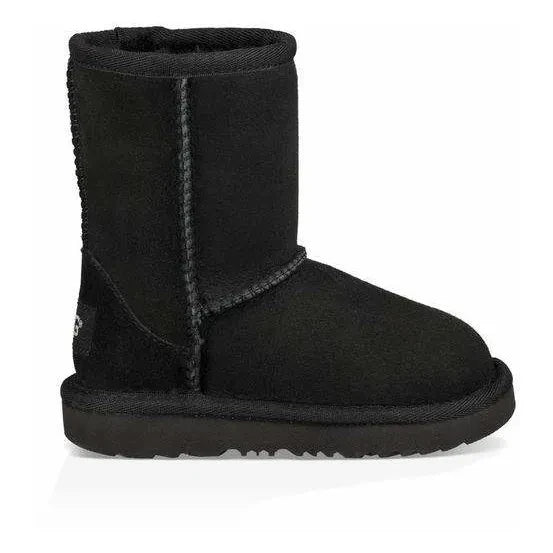 UGG - Classic II Lammfellgefütterte Wildlederstiefel | Schwarz