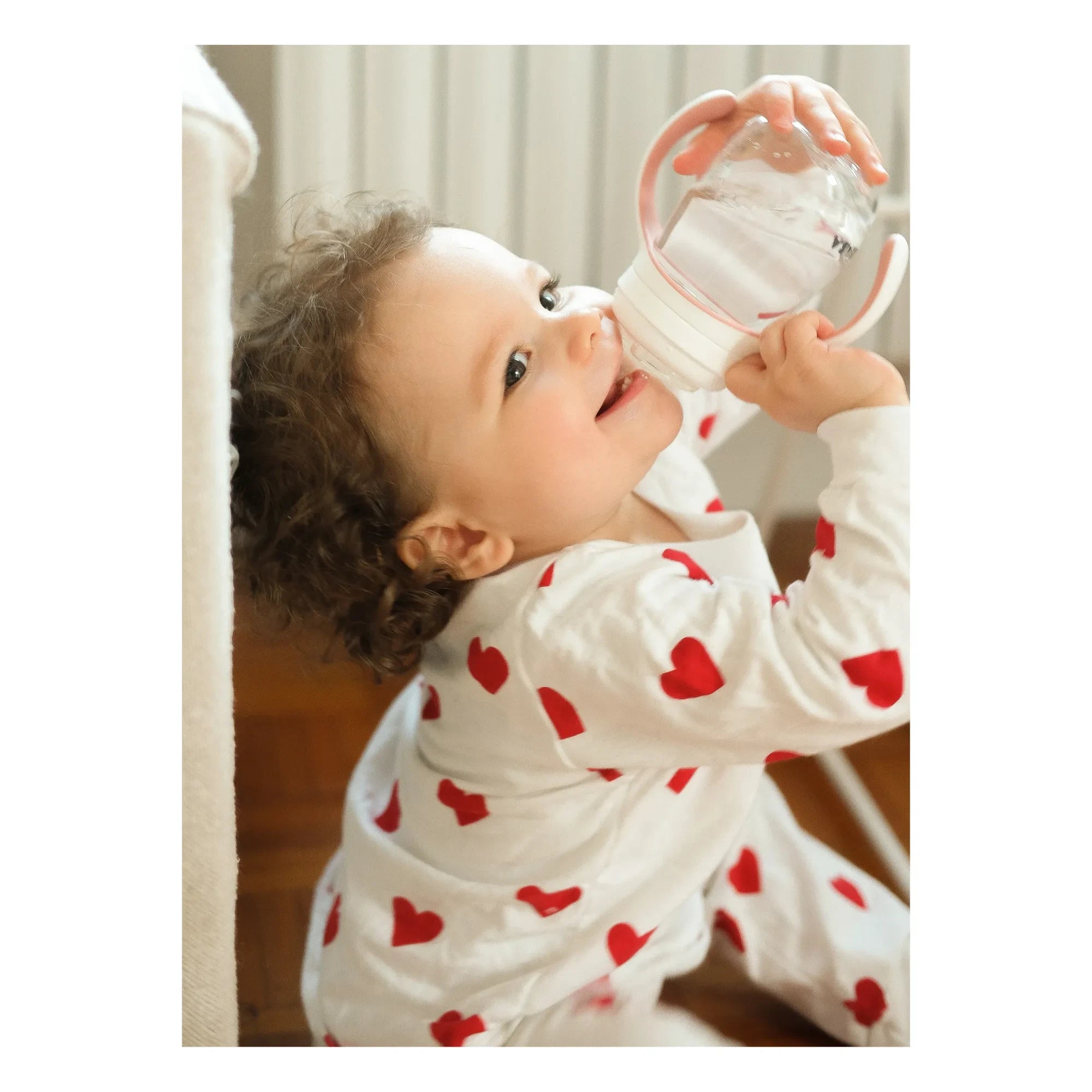 Béaba – Lernflasche 2-in-1 für Babys 240 ml | Rosé