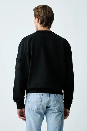 Alpha Industries Pamuklu Erkek Sweatshirt DTM Mid