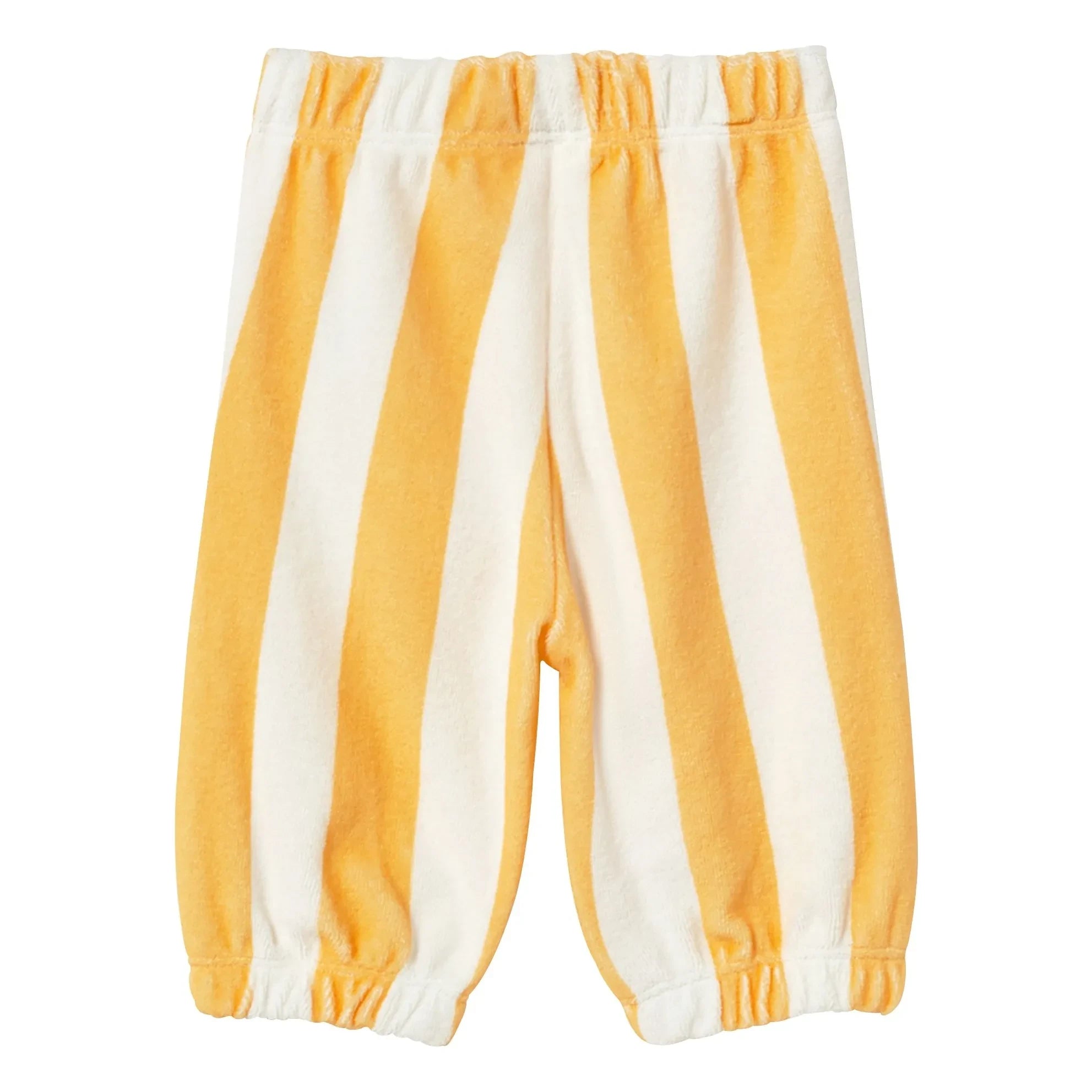 Tinycottons - Gestreifte Jogginghose aus Bio-Frottee | Gelb