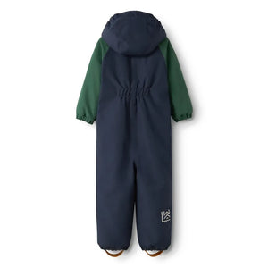 Liewood - Maddy Color-Block-Skioverall aus recycelten Fasern | Nachtblau