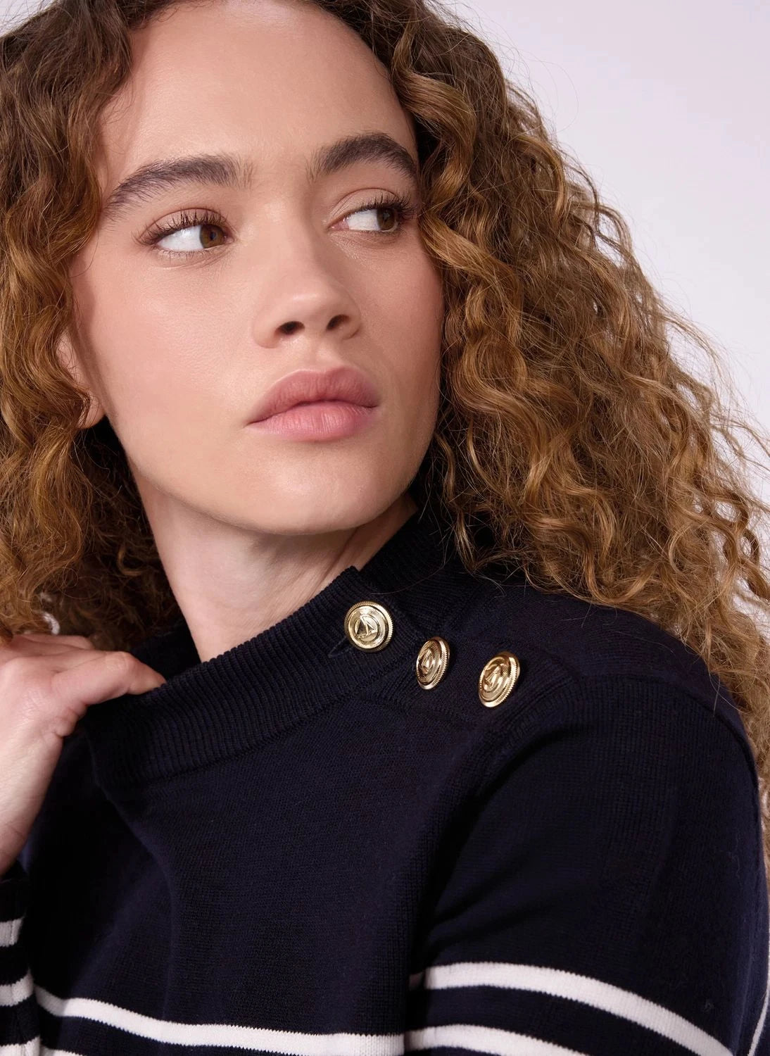 Petit Bateau - Gestreifter Wollpullover | Navy