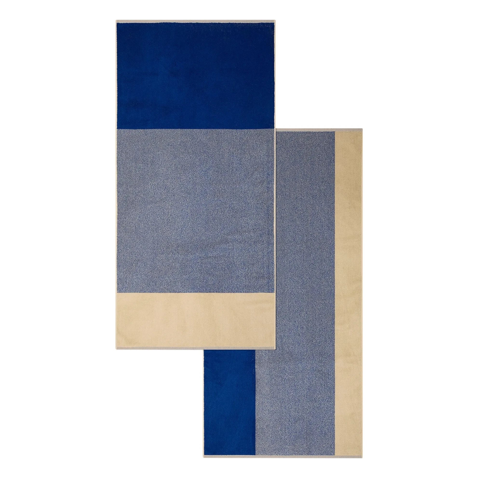 Suite 702 - Badetuch, Lex Pott - 2er-Set | Blau