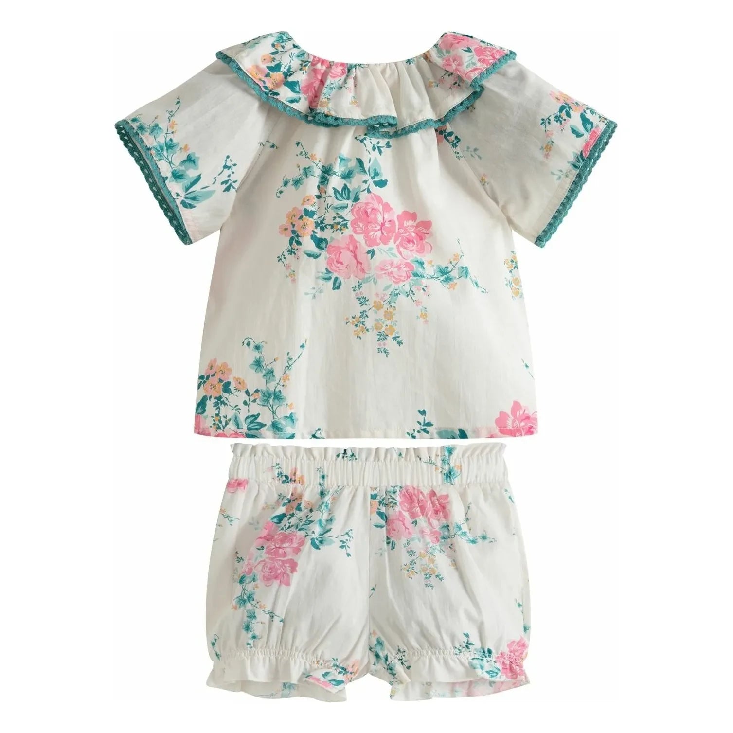 C'era Una Volta - Miki Bluse und Shorts Set | Weiß