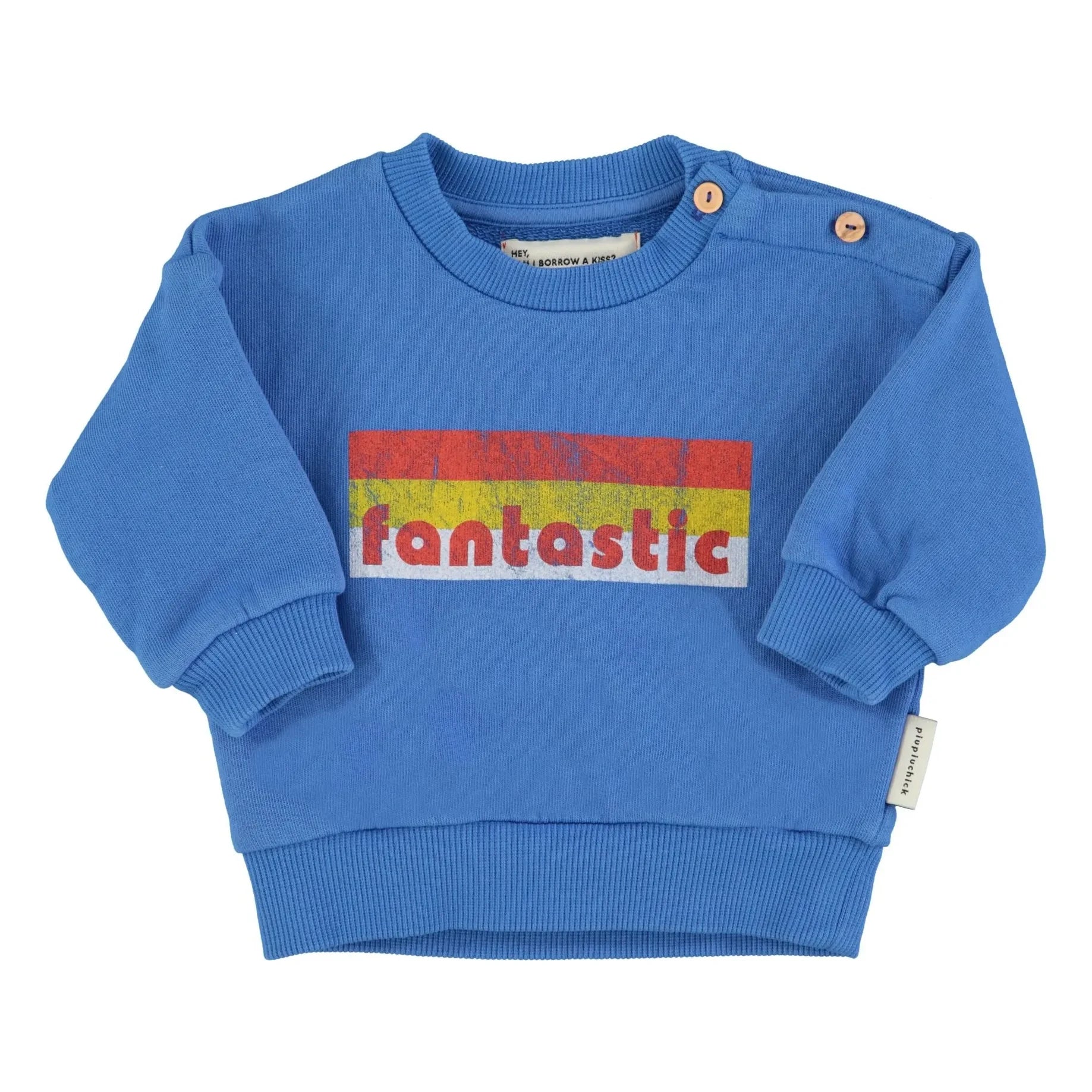 Piupiuchick - Fantastisches Sweatshirt aus Bio-Baumwolle | Blau