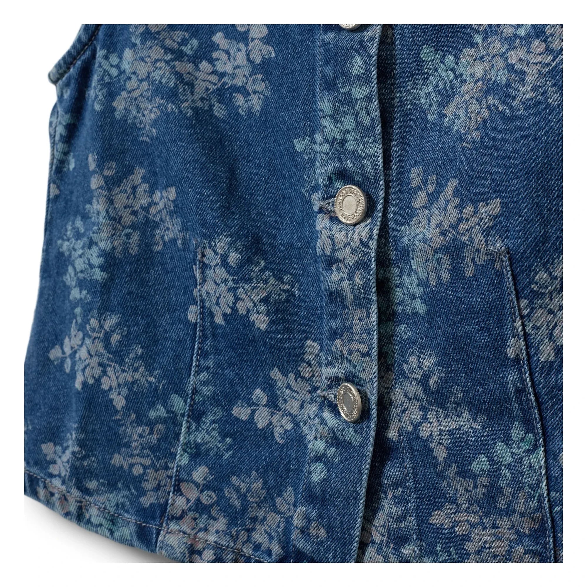 Sofie Schnoor - Carla Fleuri Jeansweste | Denimblau