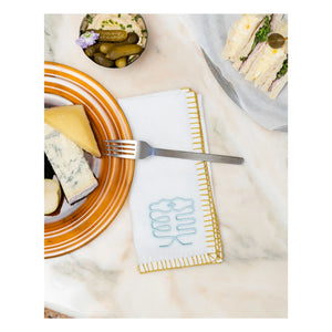 Tarta Gelatina - Bestickte Servietten - 4er-Set