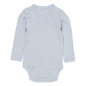 Copenhagen Colors - Pointelle Bio-Baumwoll-Body | Hellblau