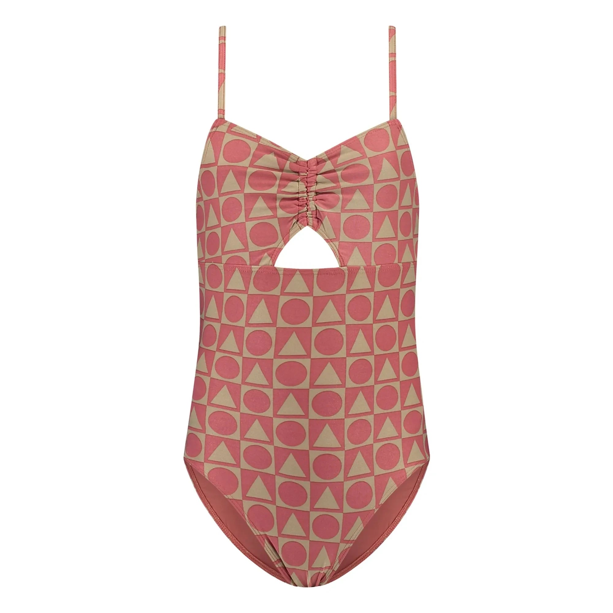 Beachlife - Badeanzug aus recycelten Fasern | Bordeauxrot