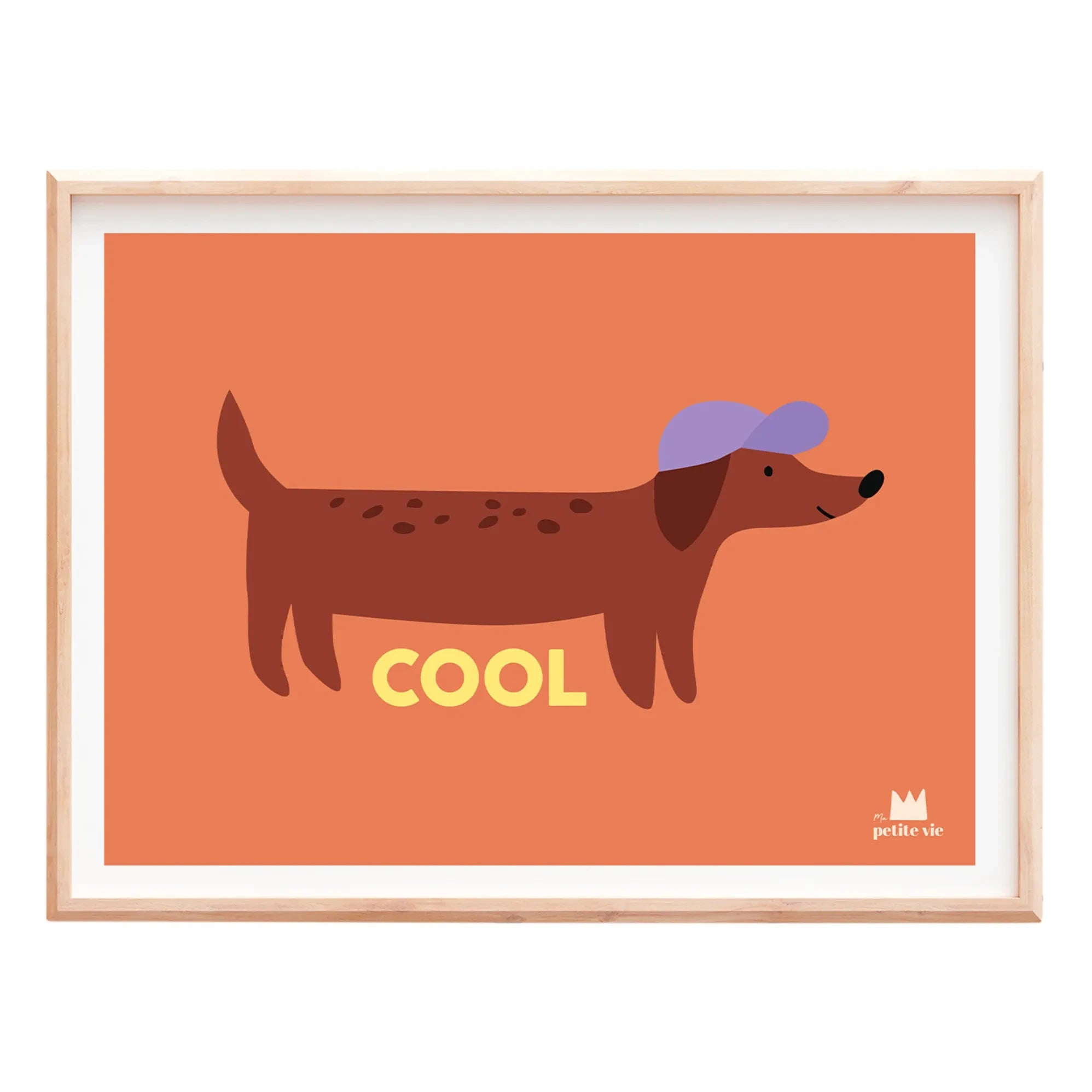 Ma petite vie - Coole Hund Poster