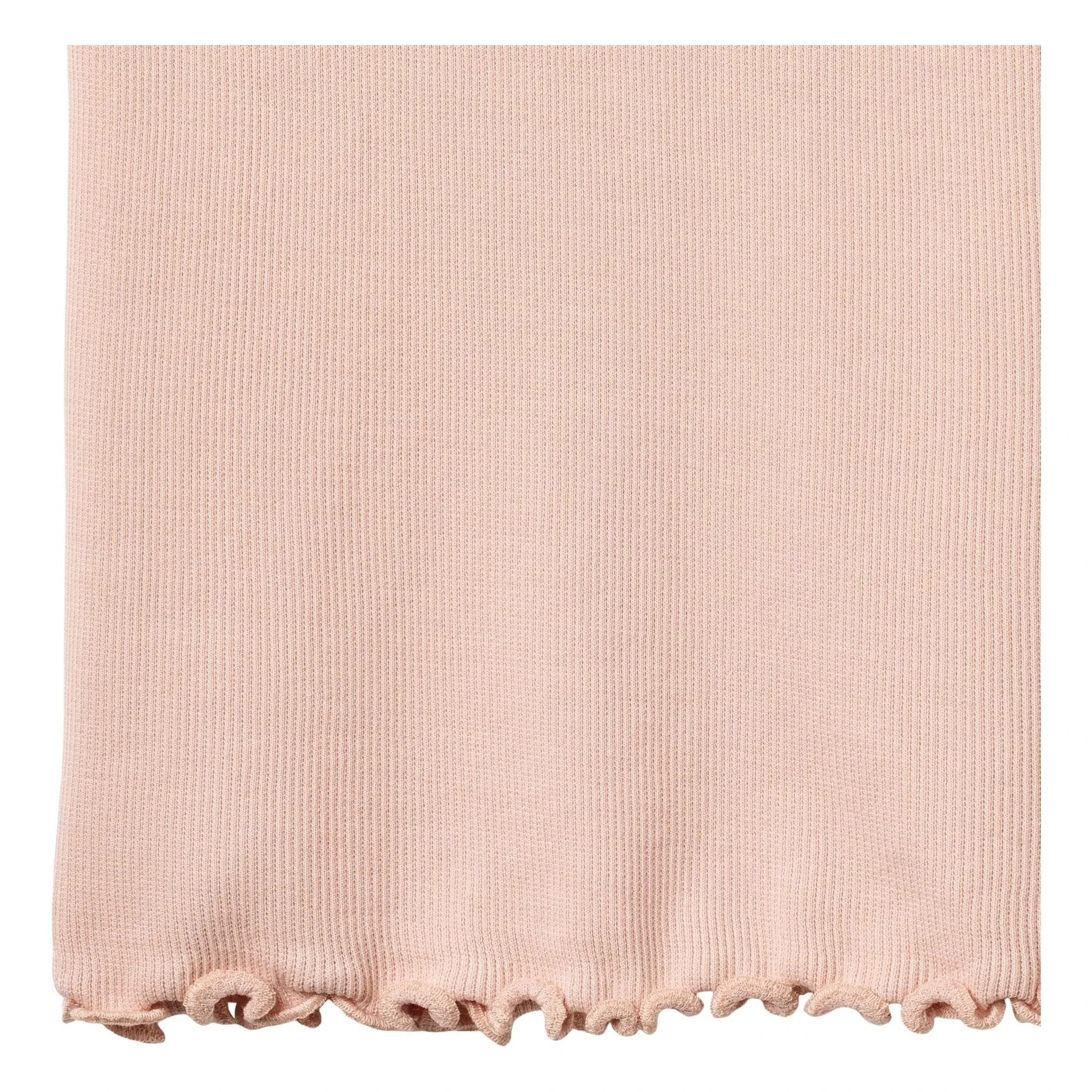 Weizen - Minka geripptes Tanktop aus Bio-Baumwolle | Blassrosa