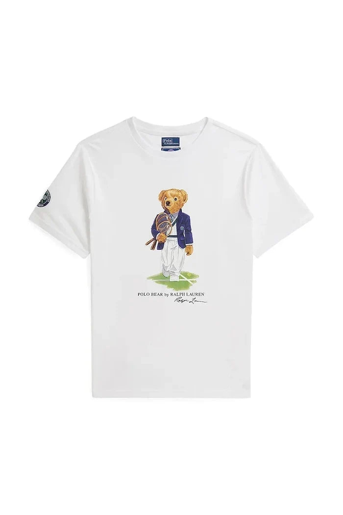 Polo Ralph Lauren çocuklar için pamuklu Wimbledon tişört