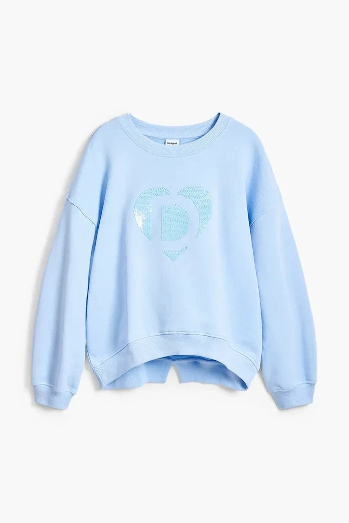 Desigual Çocuk Pamuklu Sweatshirt