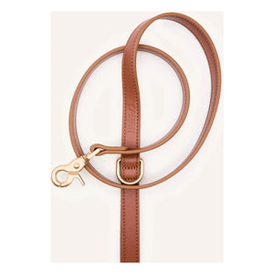 Cafide - 3-fach verstellbares Hundehalsband, veganes Leder | Braun