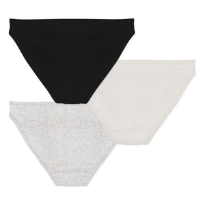 Petit Bateau – United Light Slipset, 3er-Pack | Heather Grey