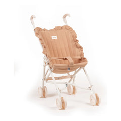Minikane - Kinderwagen aus Baumwollgaze für Puppen | Latte