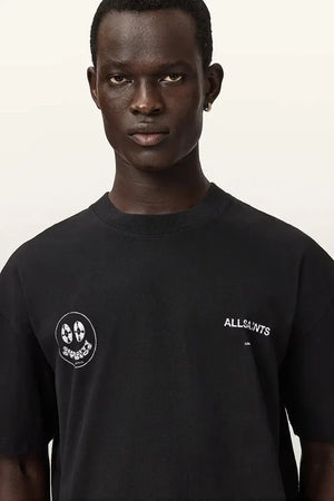 AllSaints erkek pamuklu tişört SPINNER