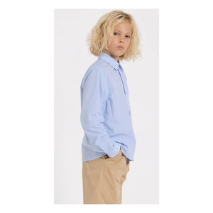 Smallable Kid - Zak Gestreiftes Hemd | Hellblau