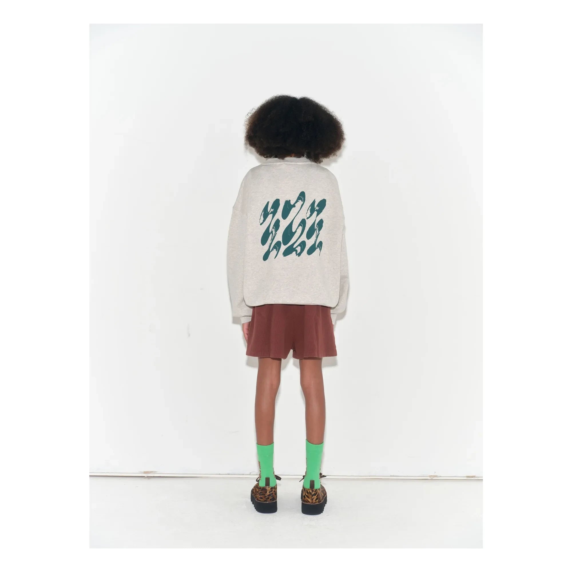 Hauptstory – Bio-Baumwolle Bubble Sweat | Heather White