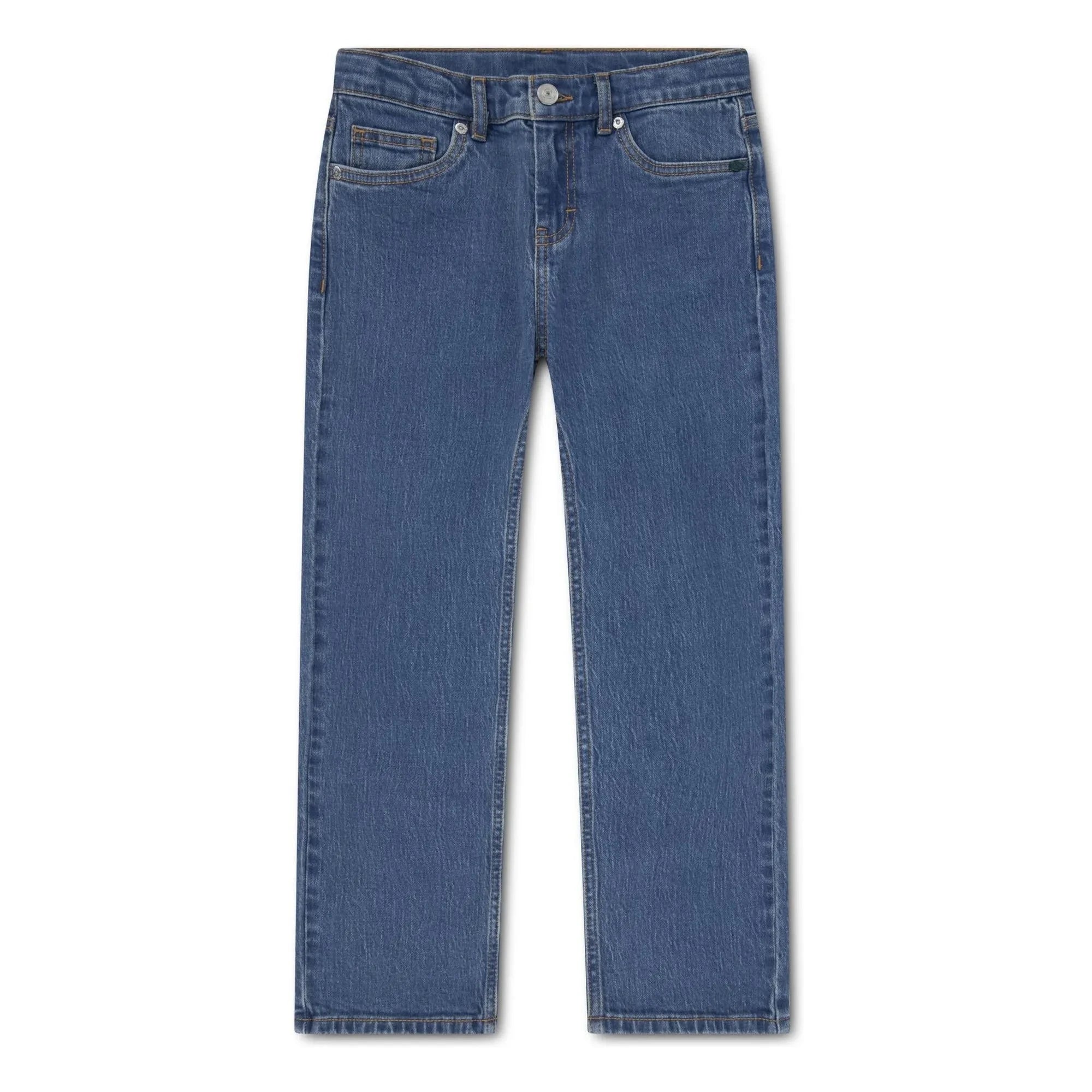 Lacoste - Gerades Bein Logo-Stickerei Jeans | Hellblau