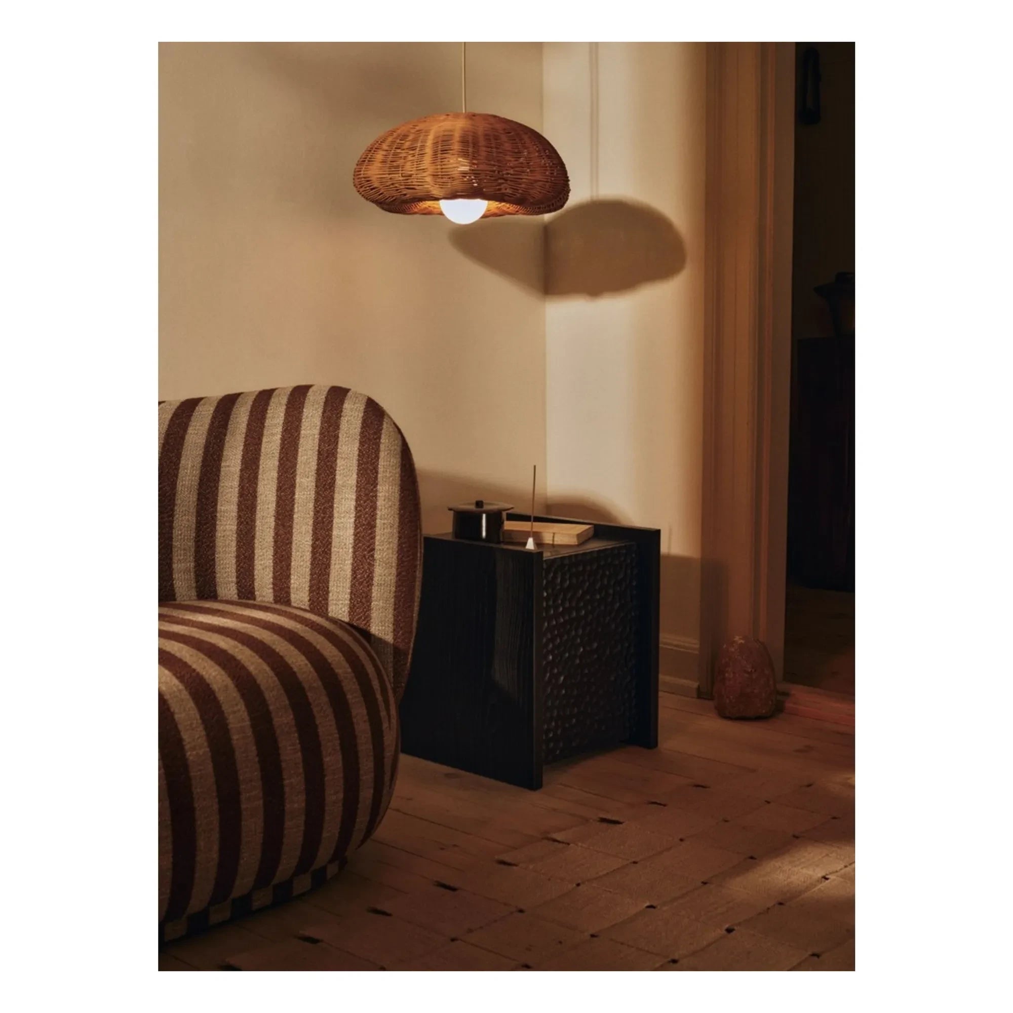 Ferm Living - Rivan Flecht-Lampenschirm